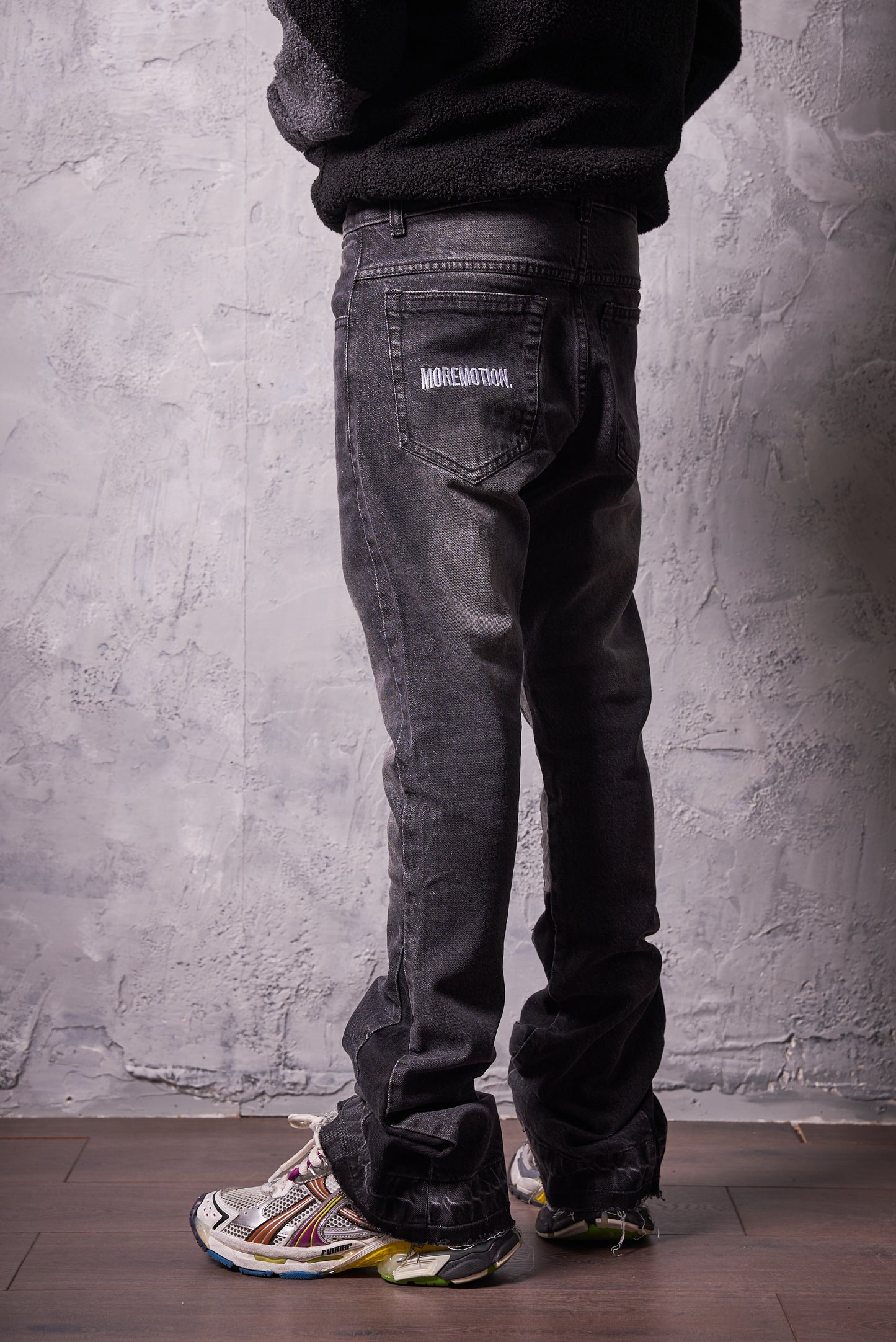 STARSTRUCK FLARED DENIM - BLACK