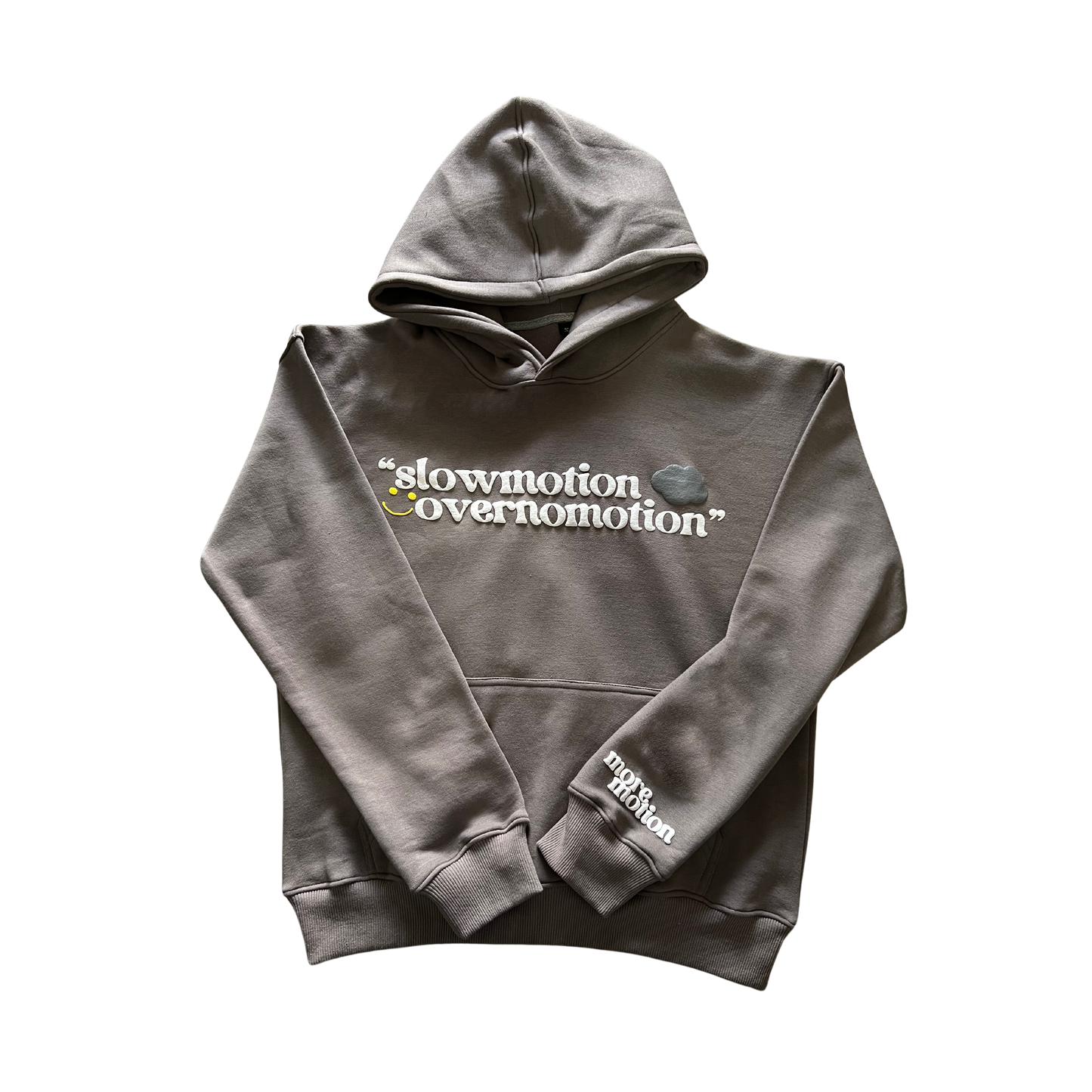 BBL PRINT HOODIE - COOL GREY