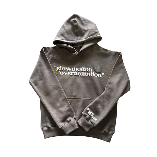 BBL PRINT HOODIE - COOL GREY