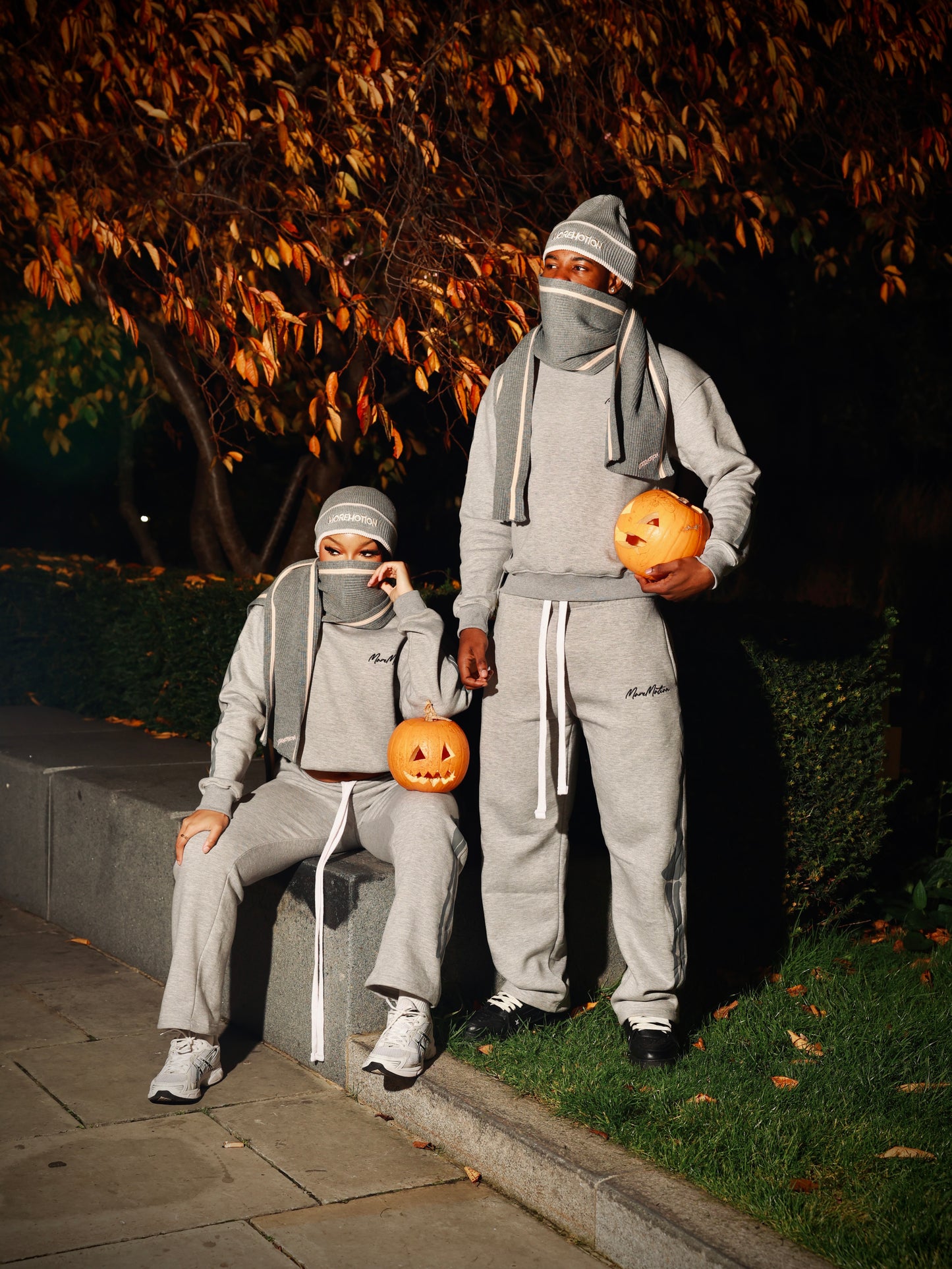 SKELLY BUFF PANTS - GREY