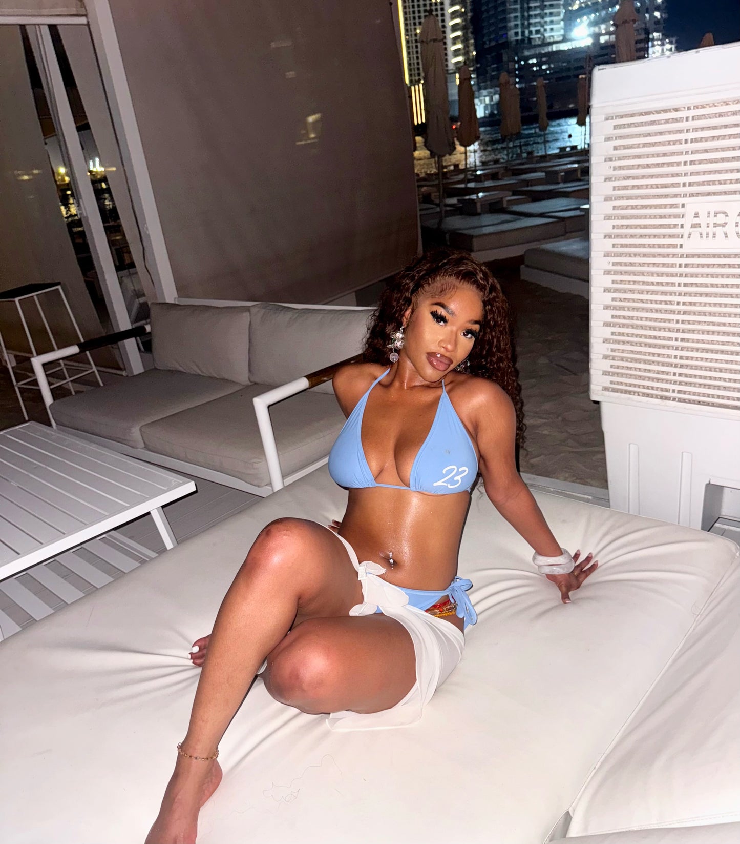 SUNS OUT BUNS OUT BIKINI - NEON BLUE