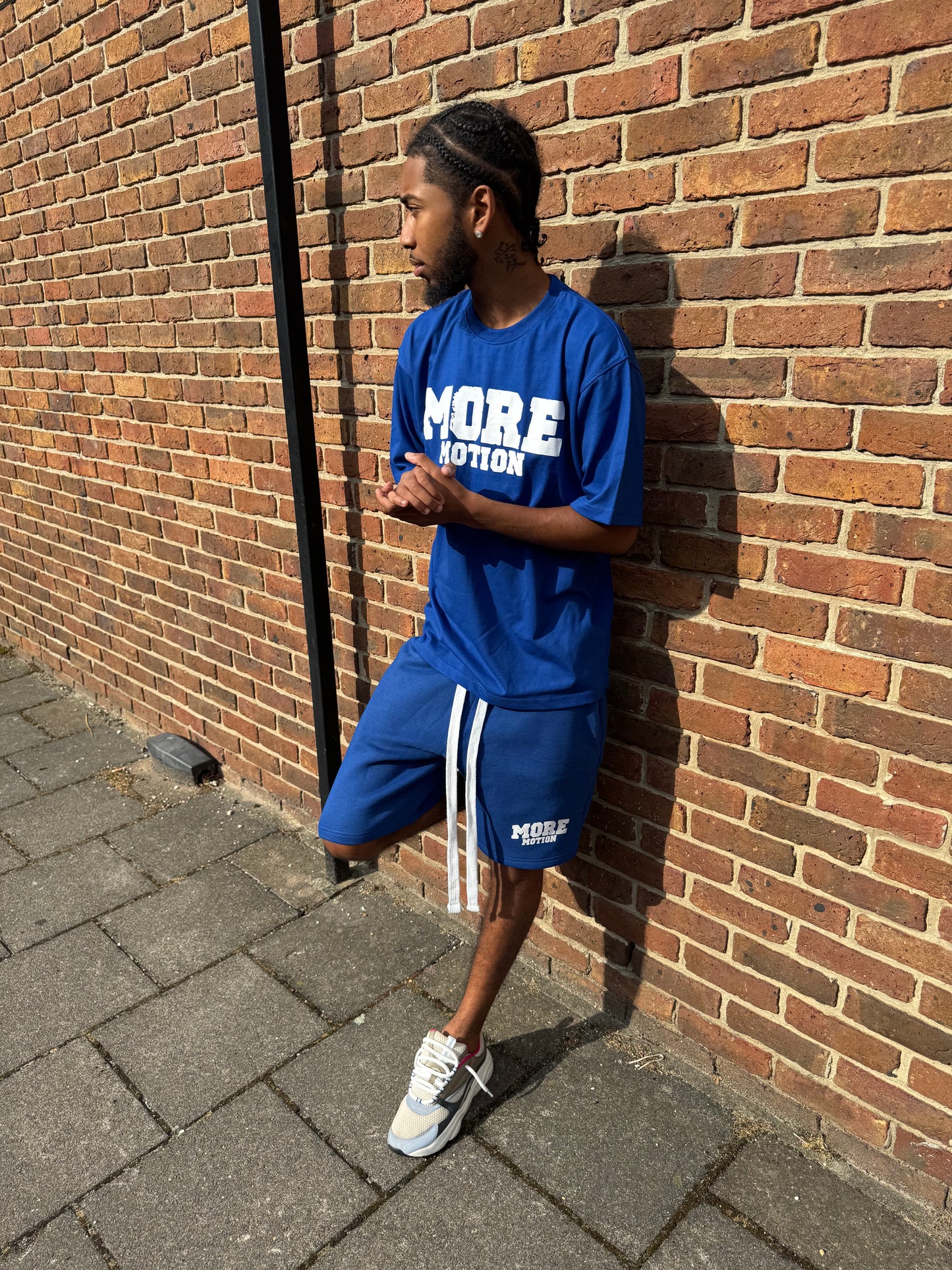 MORE MOTION TEE - ROYAL BLUE