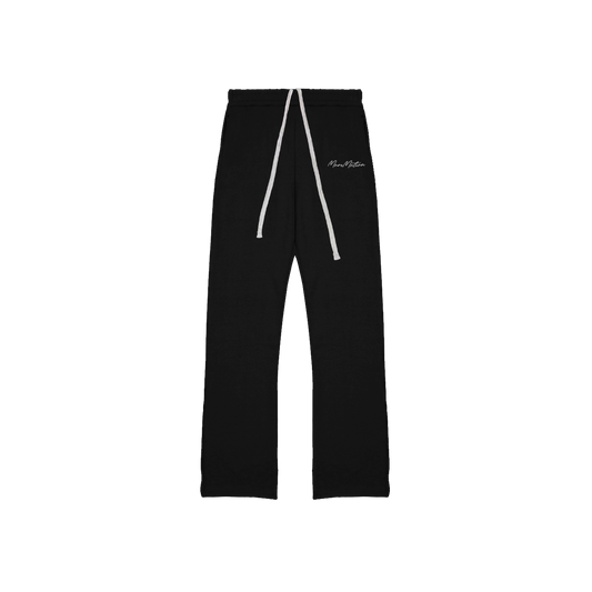 BASICS FLARED PANTS - BLACK