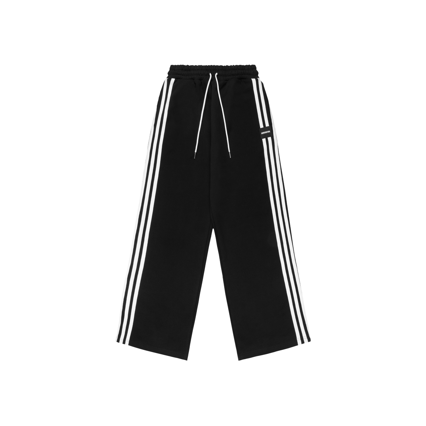 STRIPED VOLCANO JOGGERS - BLACK