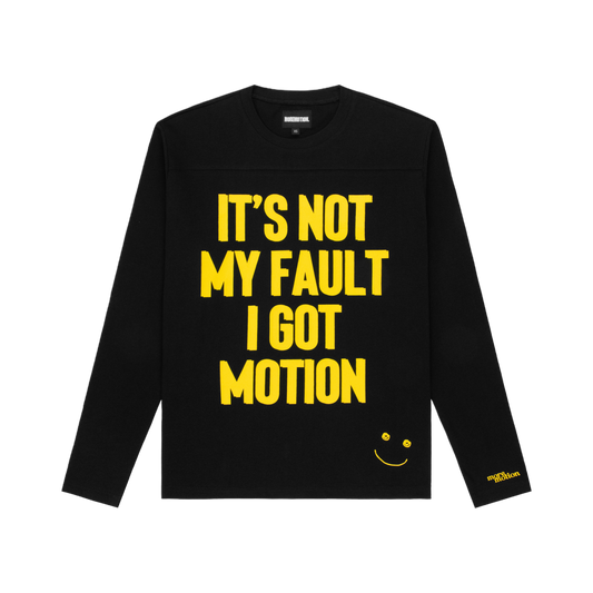 WIZ LONG SLEEVE TEE - BLACK/YELLOW