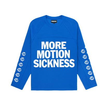 MMS WAFFLE L/S TEE - BLUE