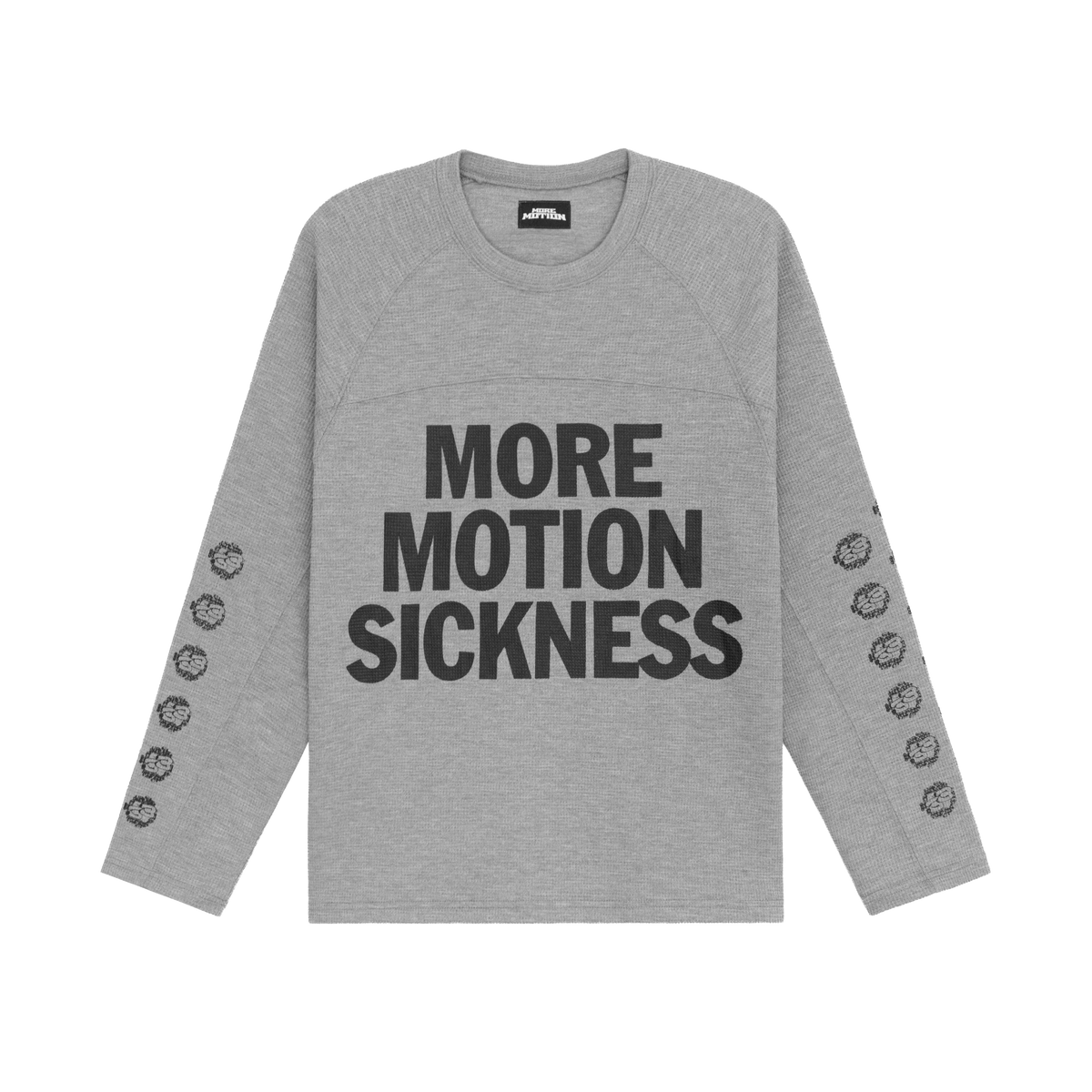 MMS WAFFLE L/S TEE - GREY