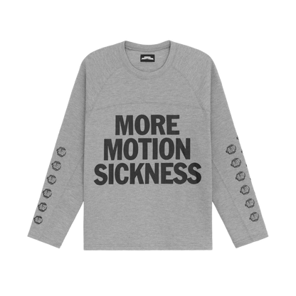 MMS WAFFLE L/S TEE - GREY