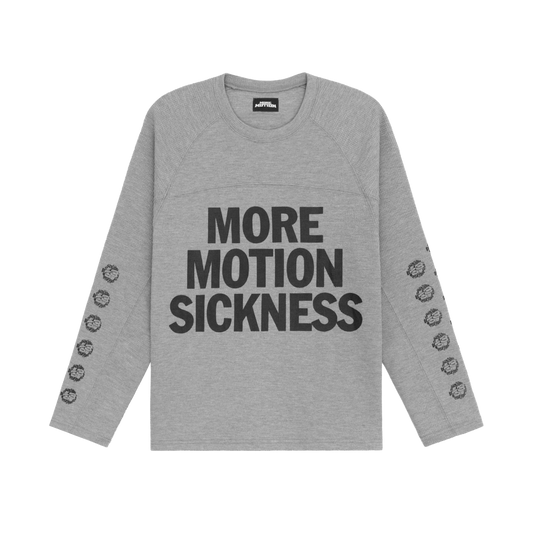 MMS WAFFLE L/S TEE - GREY