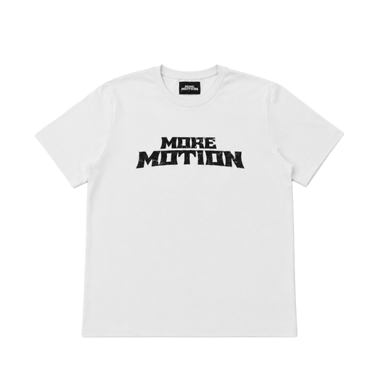 MORE MOTION TEE - WHITE