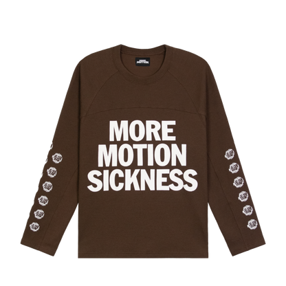 MMS WAFFLE L/S TEE - CHOCO BROWN