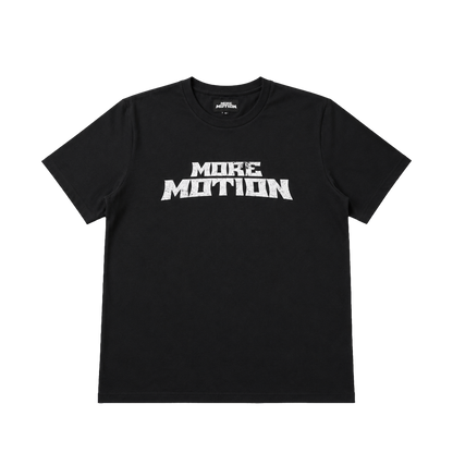 MORE MOTION TEE - BLACK