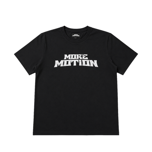 MORE MOTION TEE - BLACK