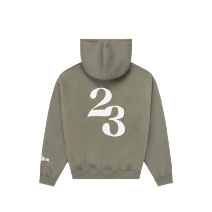 BBL PRINT HOODIE - COOL GREY