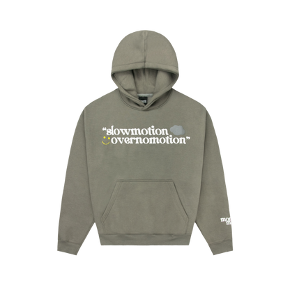 BBL PRINT HOODIE - COOL GREY