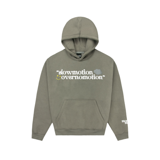 BBL PRINT HOODIE - COOL GREY