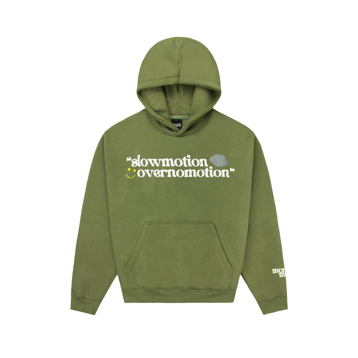 BBL PRINT HOODIE - KHAKI