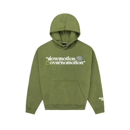 BBL PRINT HOODIE - KHAKI