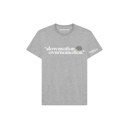 SLOW MOTION OVER NO MOTION TEE - GREY