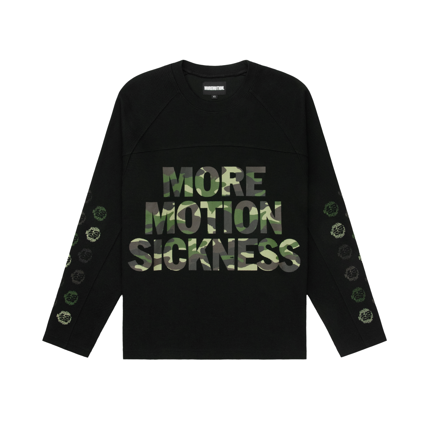 MMS WAFFLE L/S TEE - CAMO (PRE-ORDER SHIPS IN 8 WORKING DAYS