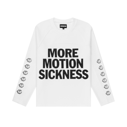 MMS WAFFLE L/S TEE - WHITE