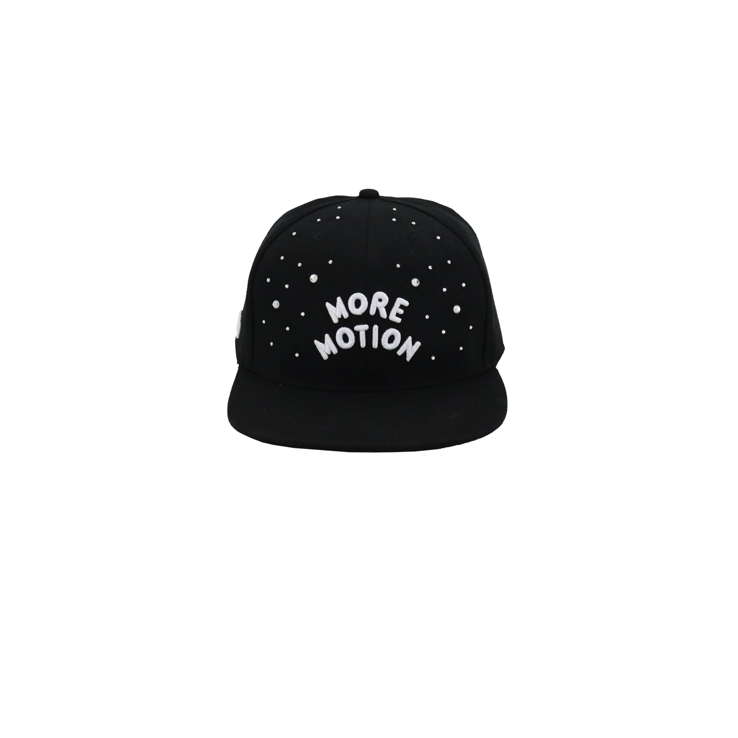 RHINESTONE SNAPBACK - BLACK