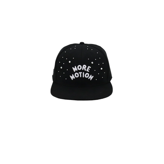 RHINESTONE SNAPBACK - BLACK
