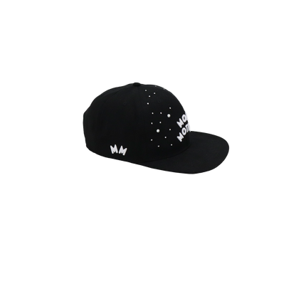 RHINESTONE SNAPBACK - BLACK