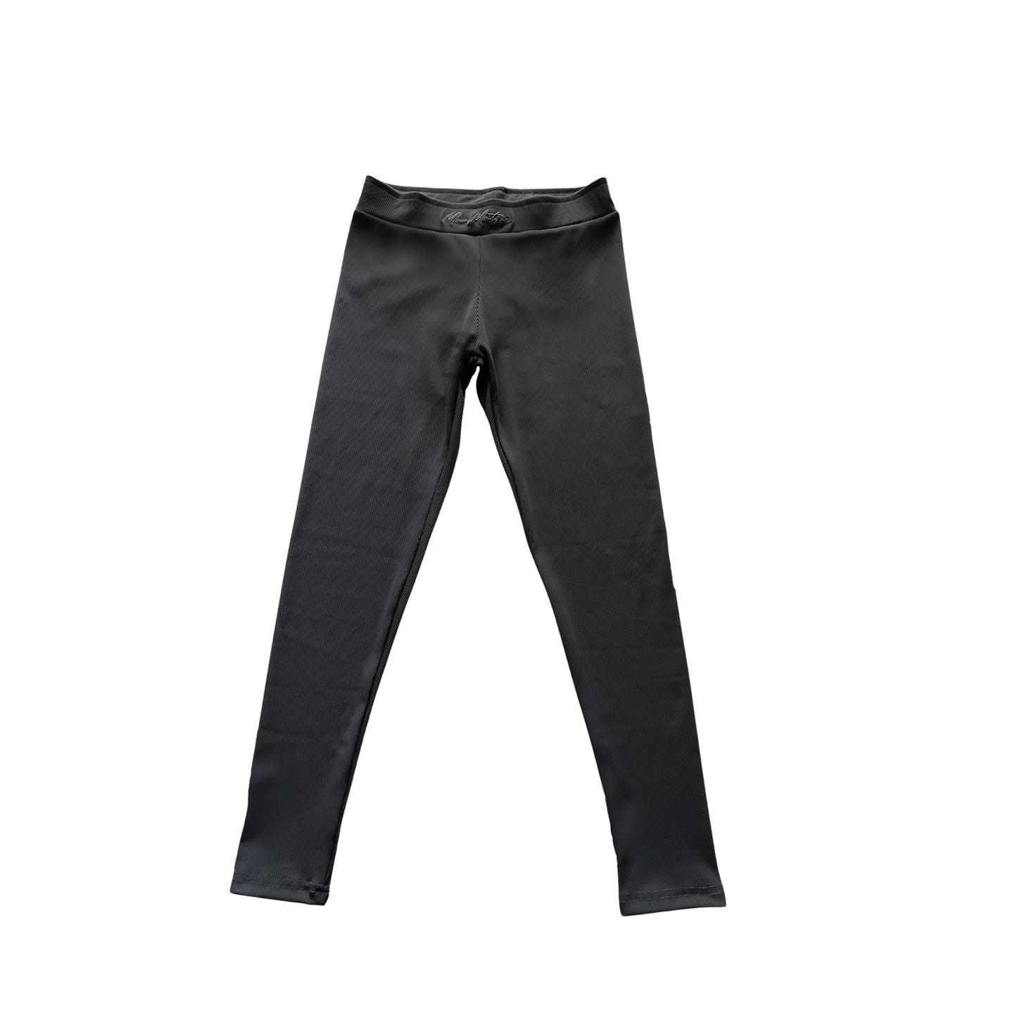 WOMENS RIBBED PANTS - CHARCOAL GREY