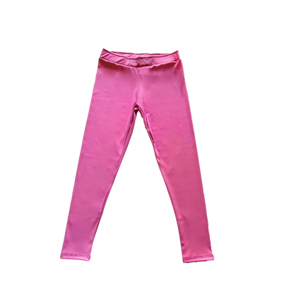 WOMENS RIBBED PANTS - PEACHY PINK