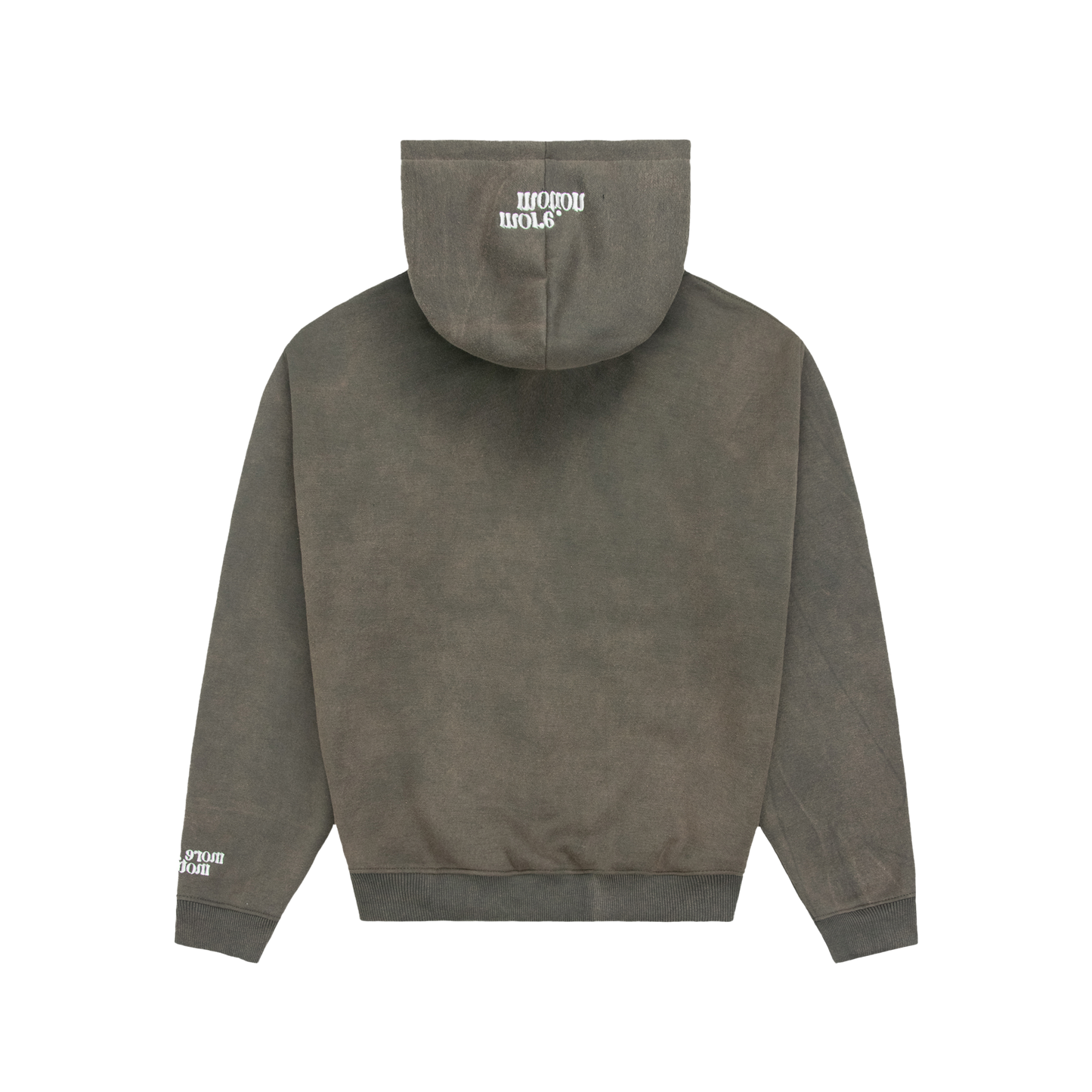 MM DIRTY GREY ZIP HOODIE