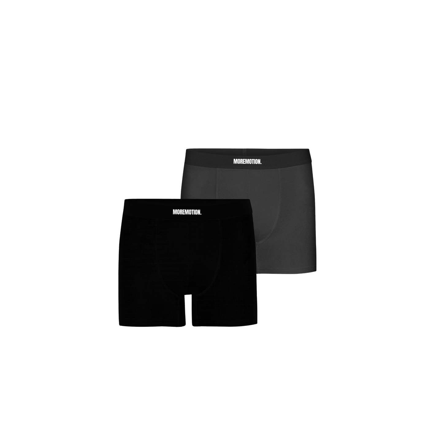 BLACK & GREY MM BOXERS (TWIN PACK)